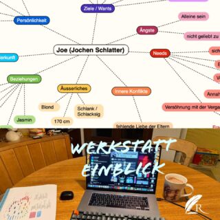 Wie spannend. Durch die Arbeit an meinen Charakteren ist mir einmal mehr bewusst geworden, wie wichtig sie für meine Geschichte sind. Und wie wichtig es ist, dass sie gut ausgearbeitet sind. Nur so können sie gut auf Sitautionen reagieren, wirken echt und tief und sprechen so, wie sie halt sprechen sollten. Dass alle meine wichtigen Figuren automatisch die Puzzelteile sind, die es für meine Geschichte braucht, dass ist mir erst in den letzten Tagen bewusst geworden...

Was macht für dich eine guten Figur aus?